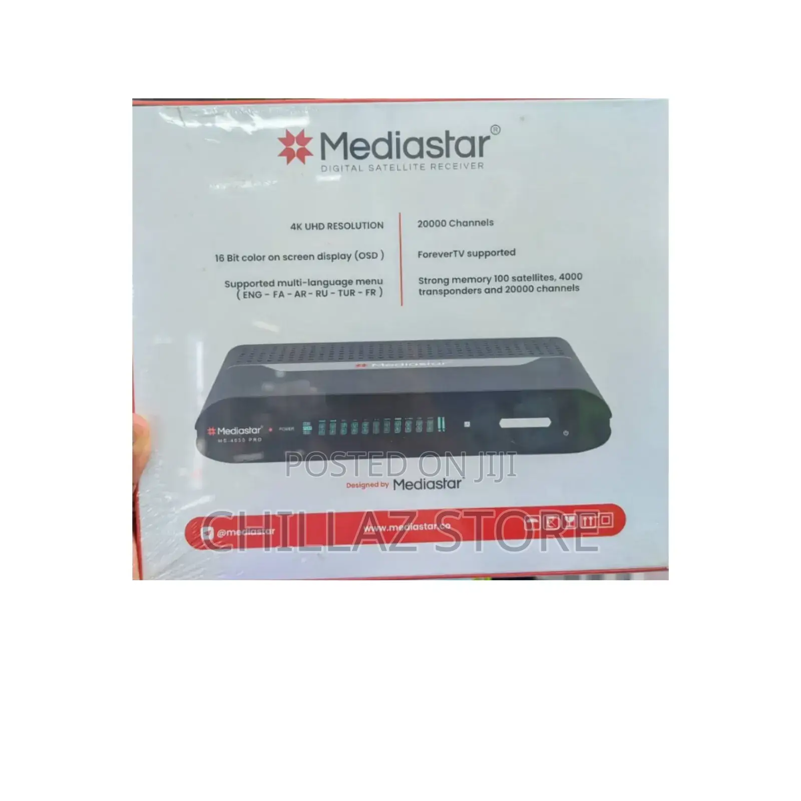 Media Star Ms-4030 Pro Forever Iptv Satellite Receiver.
