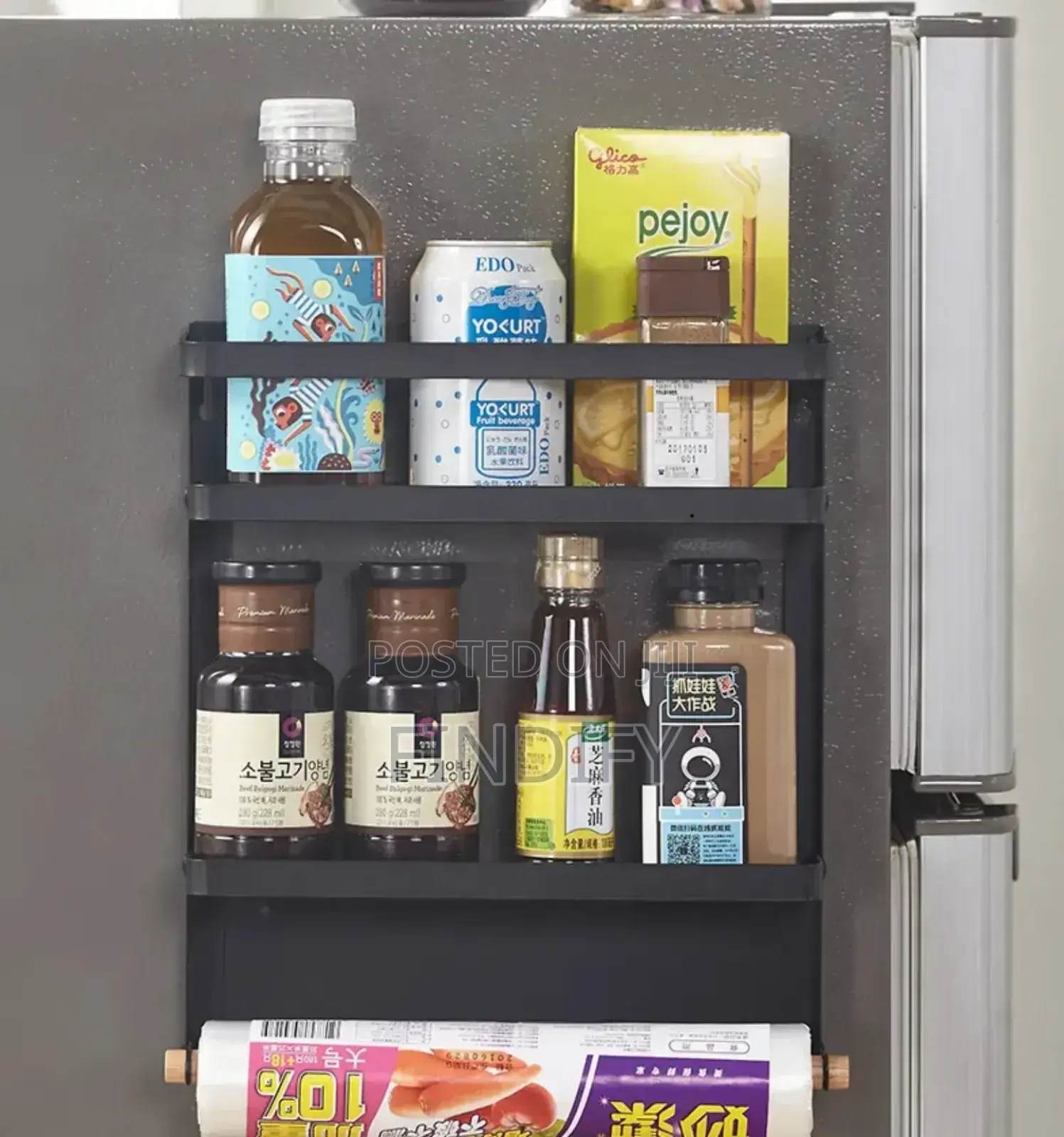 Magnetic
Spice Rack Holder Fridge Rack