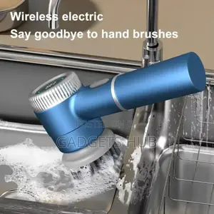Cordless Electric Cleaning Brush With 5 Heads Scrubber