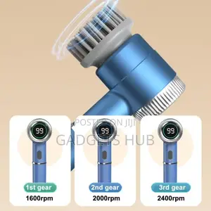 Cordless Electric Cleaning Brush With 5 Heads Scrubber