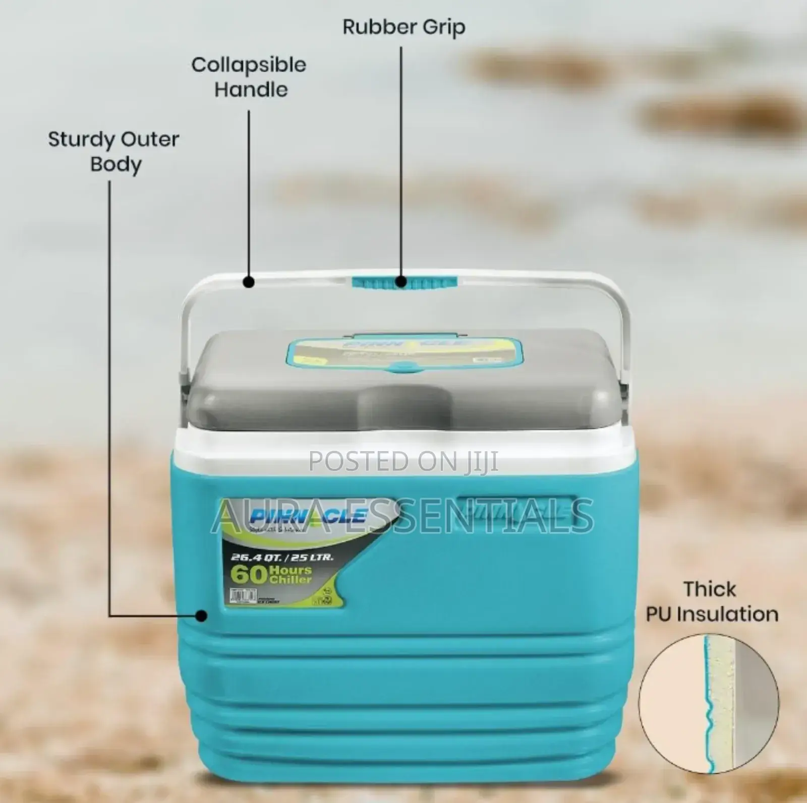 Pinnacle Insulated Water Cooler Ice Chiller Box 25l
