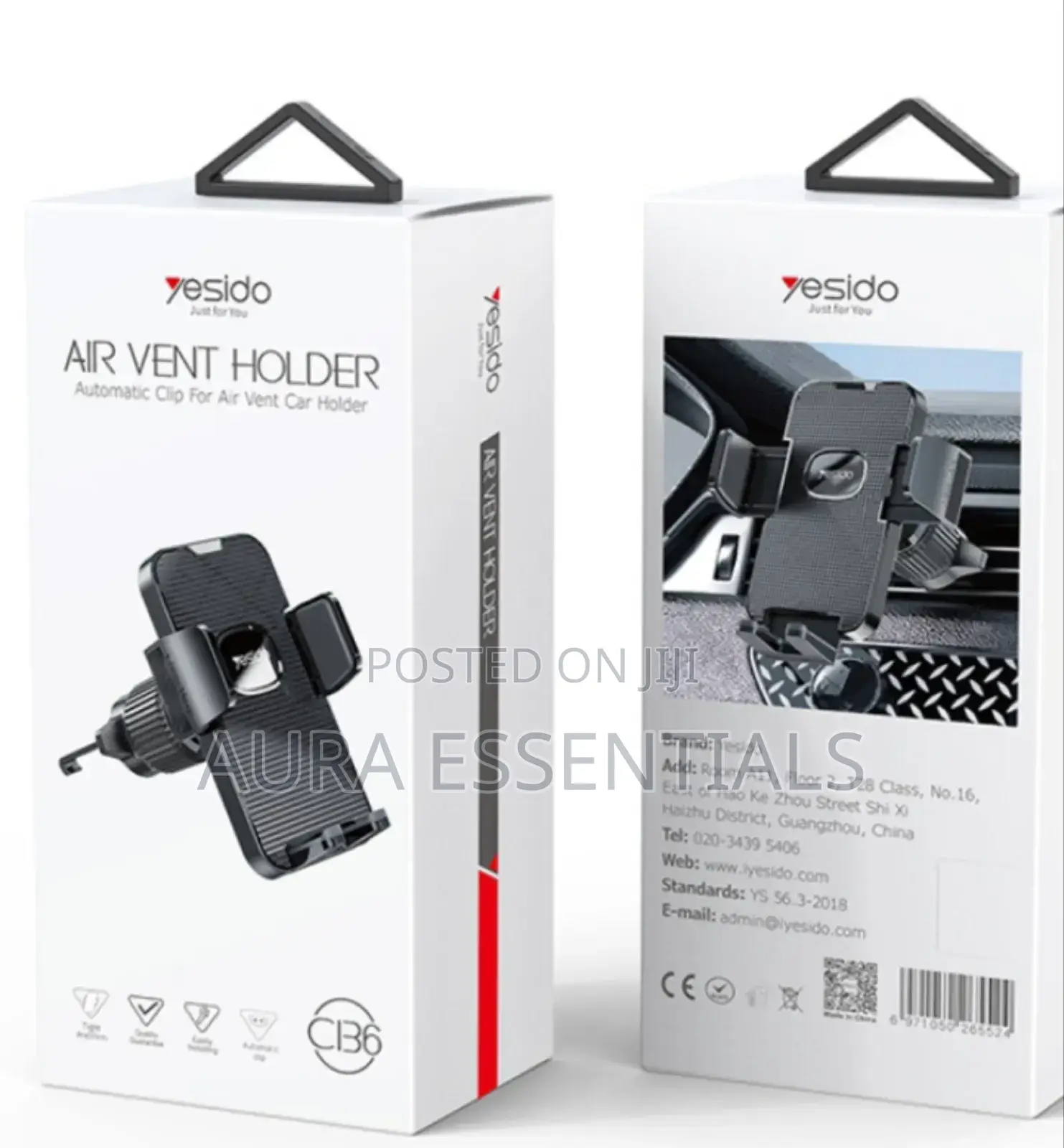 Yesido C136 Car Air Vent Automatic Clip Mobile Phone