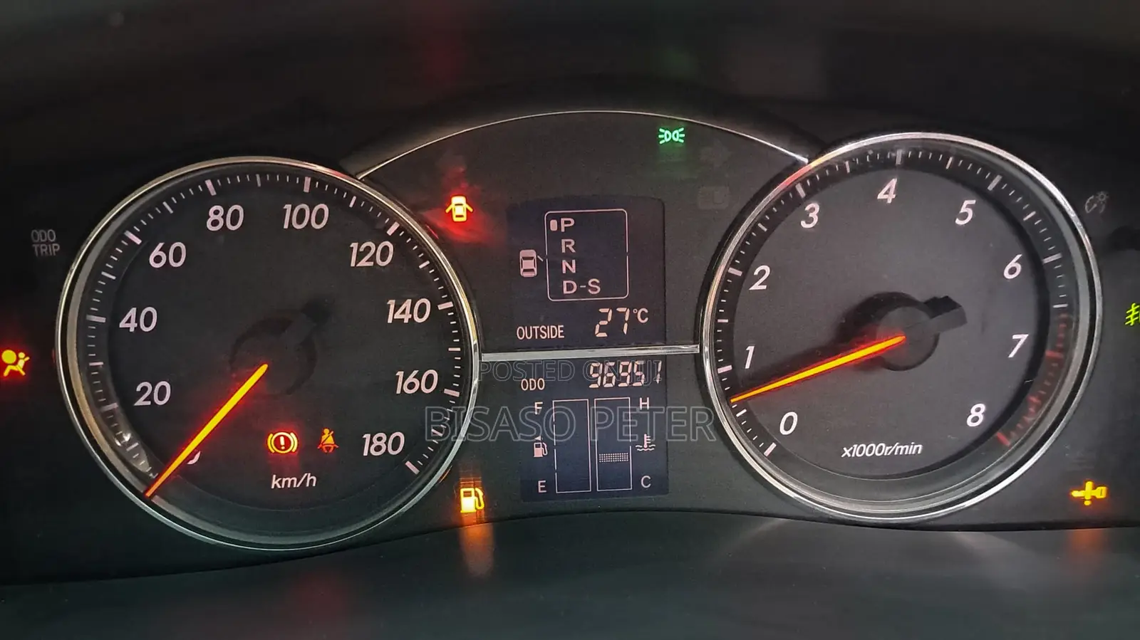 Toyota Mark X 2.5 AWD 2008 Black