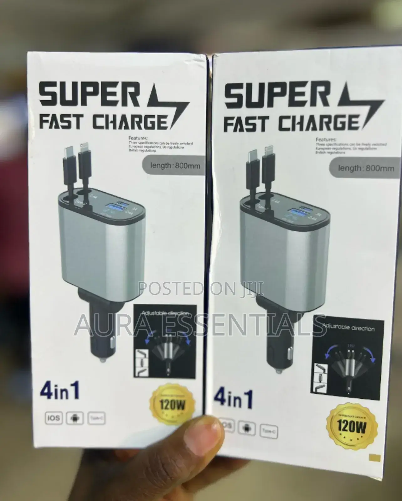 Super Fast Car Charger 120w