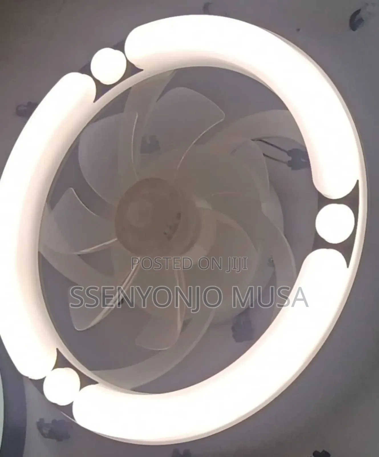 Modern 19.7" Smart Ceiling Fan With Led Lights - Remote/App