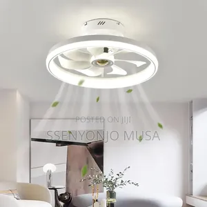 Modern 19.7" Smart Ceiling Fan With Led Lights - Remote/App