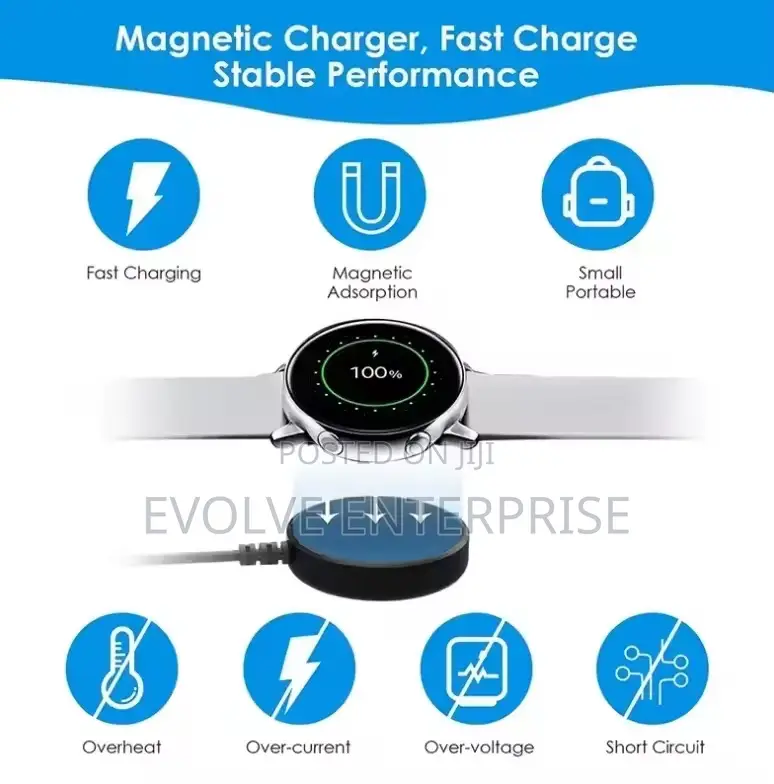Magnetic Watch Wireless Charger for Samsung Galaxy Watch