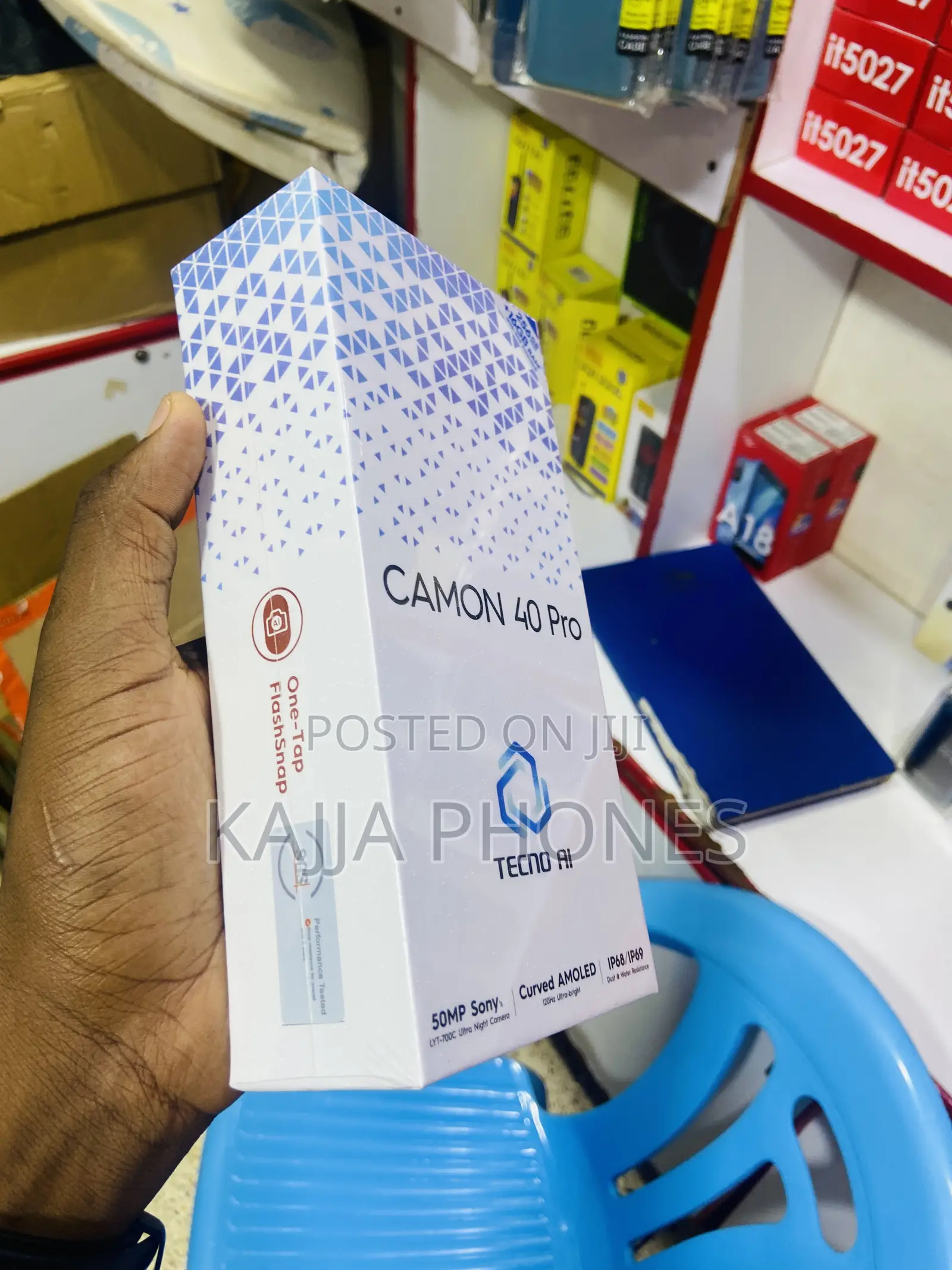 New Tecno Camon 40 Pro 128 GB Blue