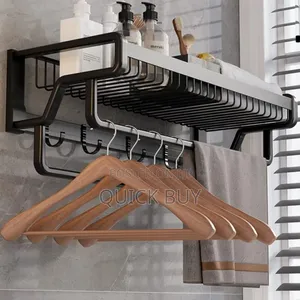 Wall Mount New Metallic Bathroom Rack