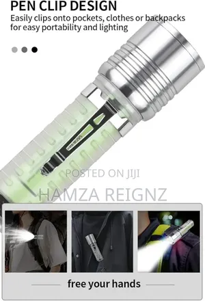 Rechargeable Flashlight, Powerful Tactical Flashlights
