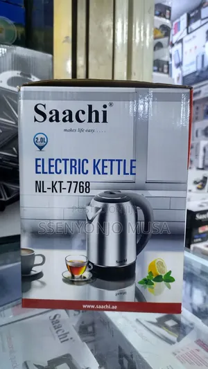 Saachi 2.0l Electric Kettle Nl-Kt-7768-Stainless Steel,1500w