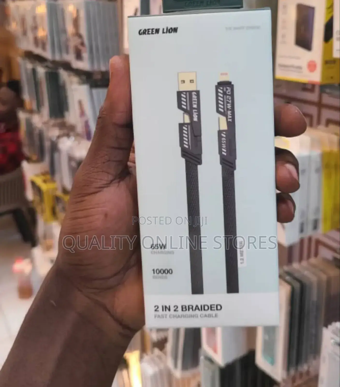 Green Lion 2 in 1 Cable