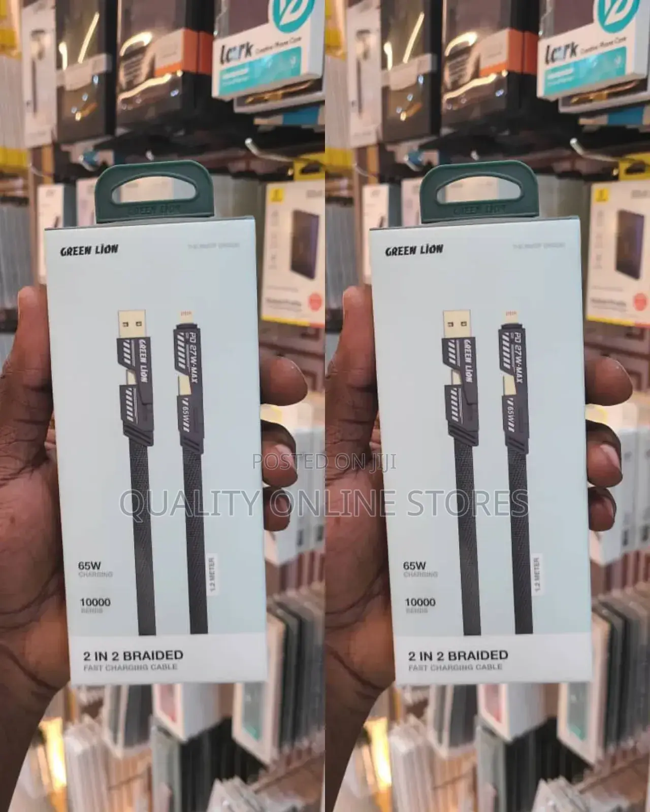 Green Lion 2 in 1 Cable