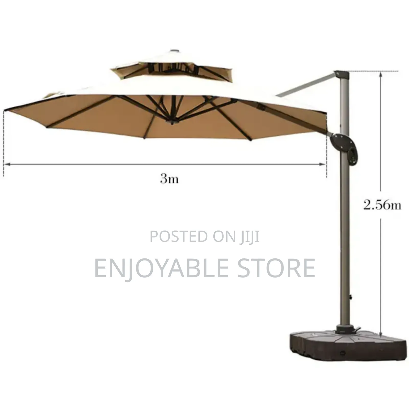 Large Outdoor Garden Umbrella for Beach/Hotels/Bar