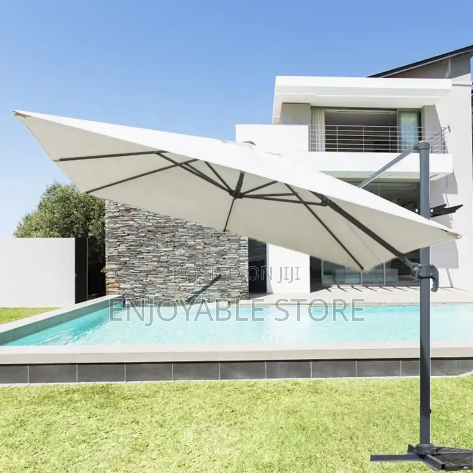 Big Outdoor Garden Umbrella Square 3×3