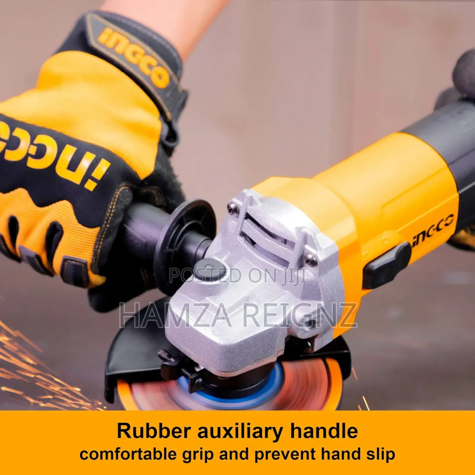 Ingco Angle Grinder With 1pcs Auxiliary Handle 750w