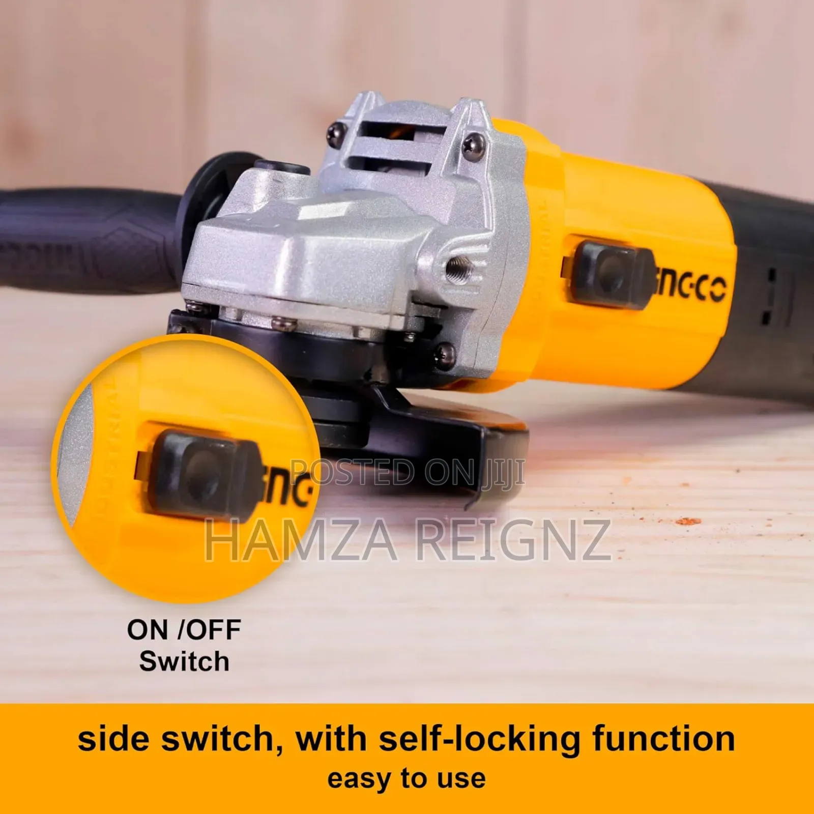 Ingco Angle Grinder With 1pcs Auxiliary Handle 750w