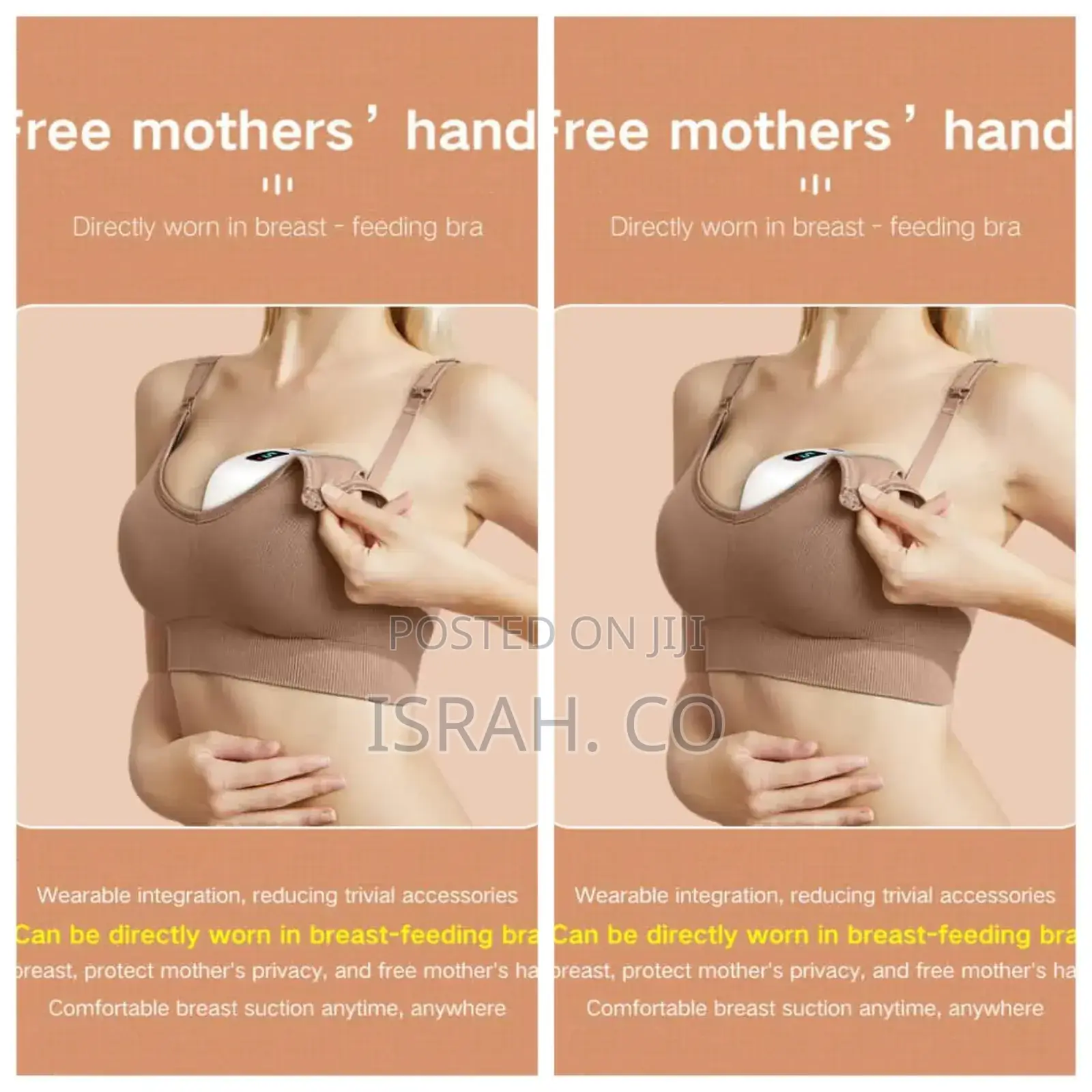 Hands-Free Wearable Breast Pump