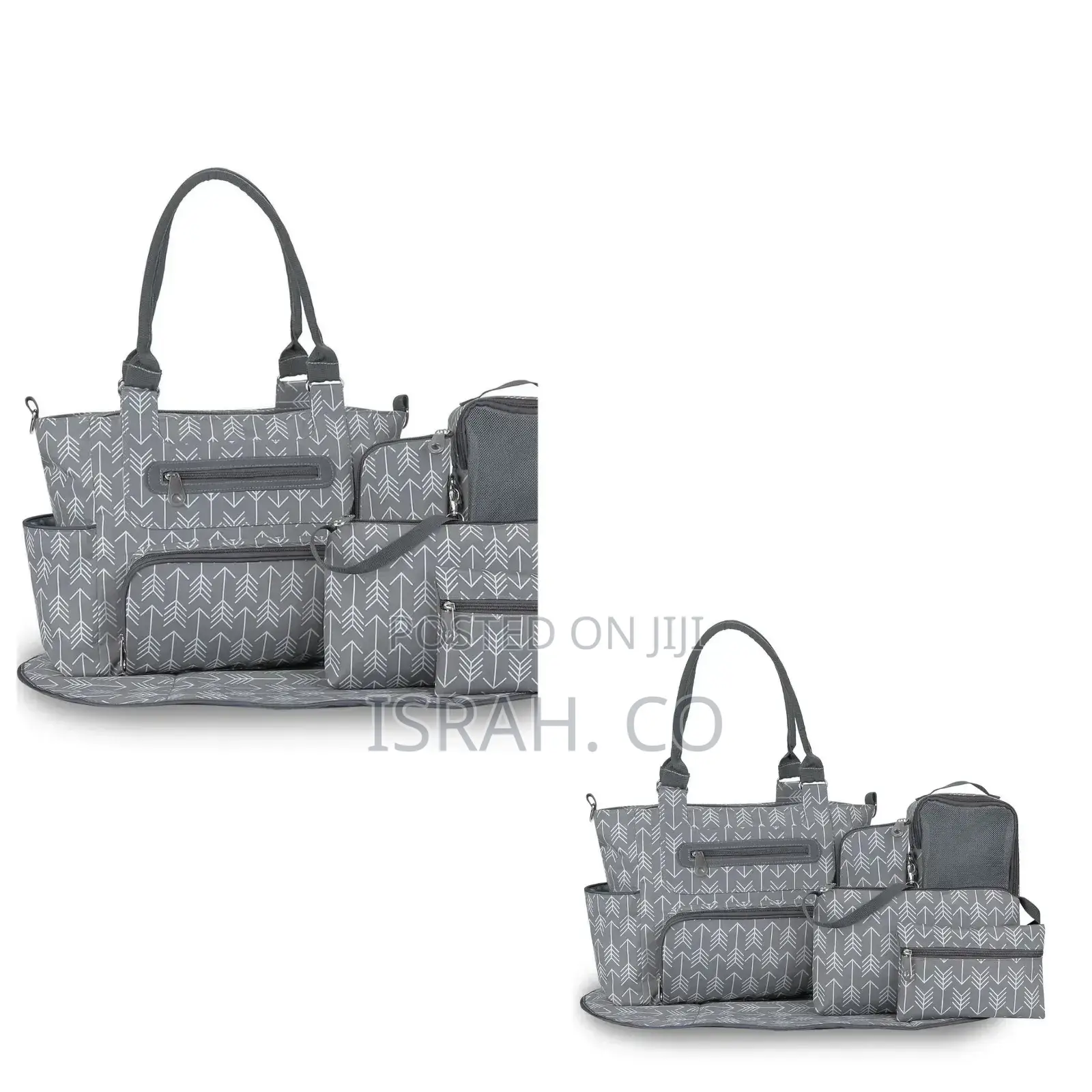 Little Story Diaper Bag Set of 6 With Hooks,