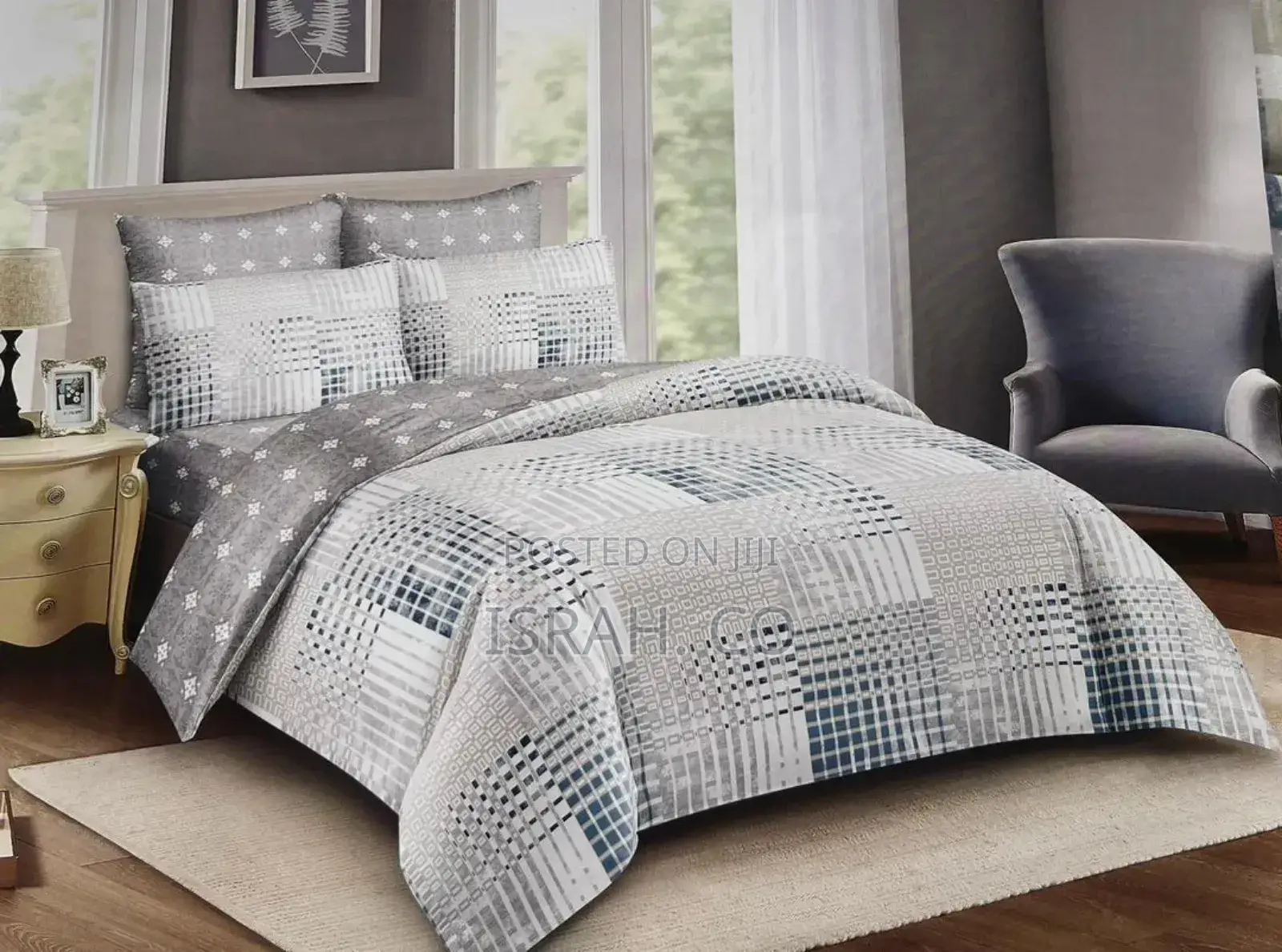 Duvet Cover Set Grey