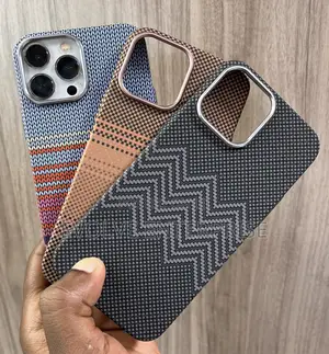 Carbon Fiber Texture Aramid Fiber Pattern Cover for iPhone