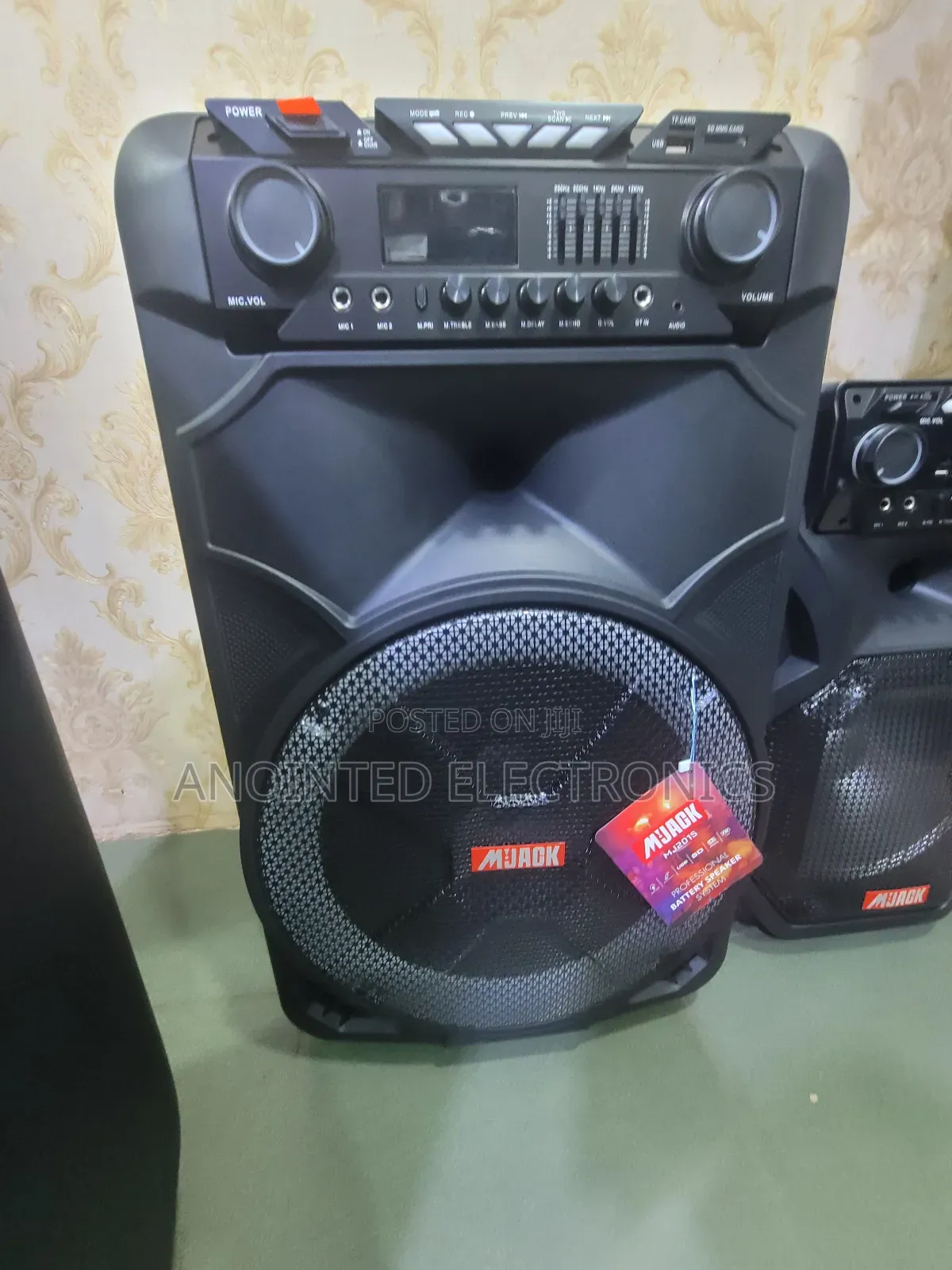 M Jack Rechargeable Speaker 15inches