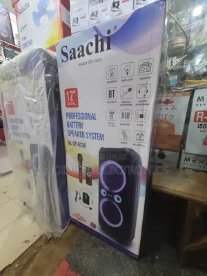 Sachi Rechargeable Speaker With Double Microphone