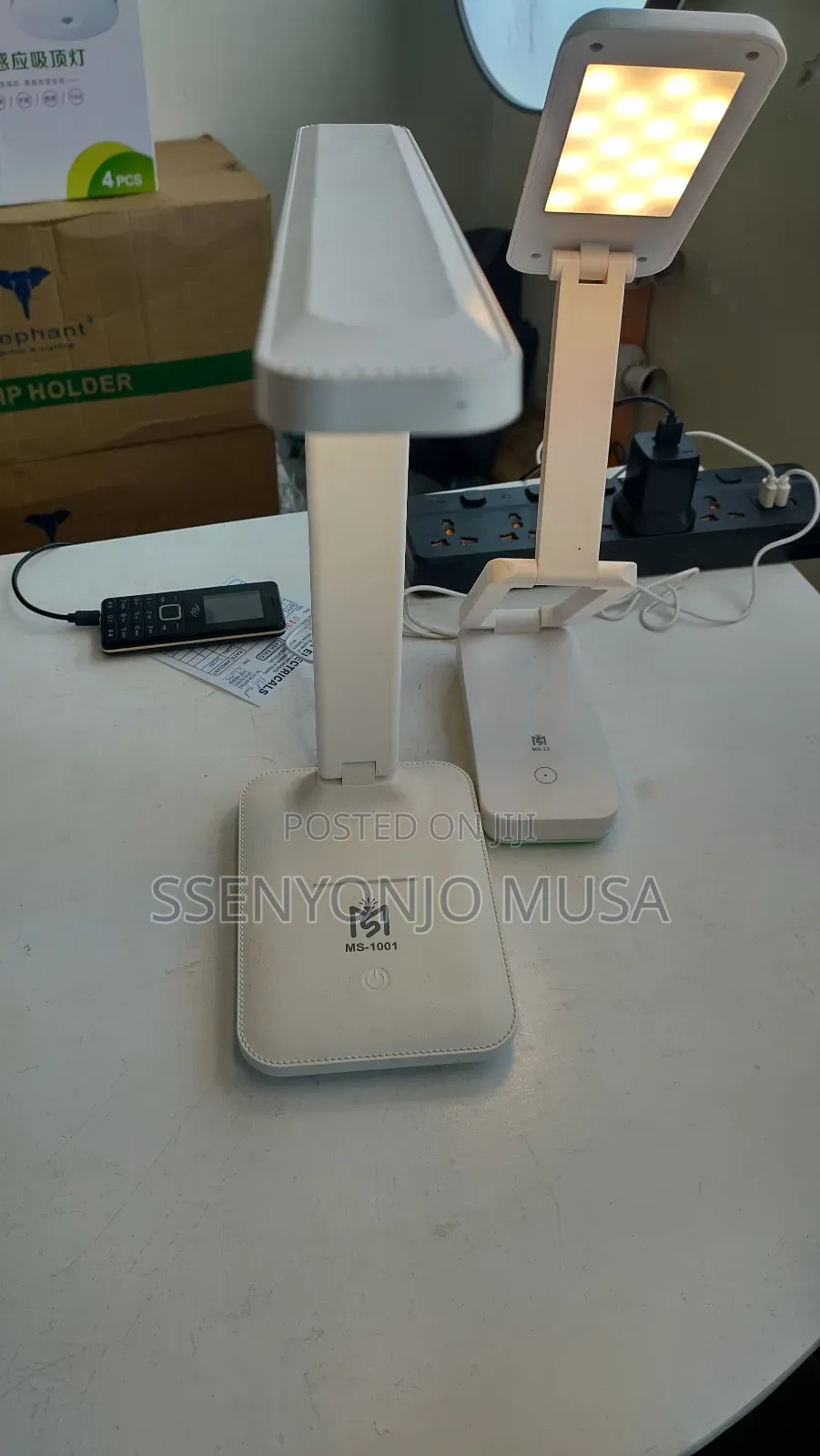Foldable Table Lamp - Eye Care, 3 Color Modes, Dimmable