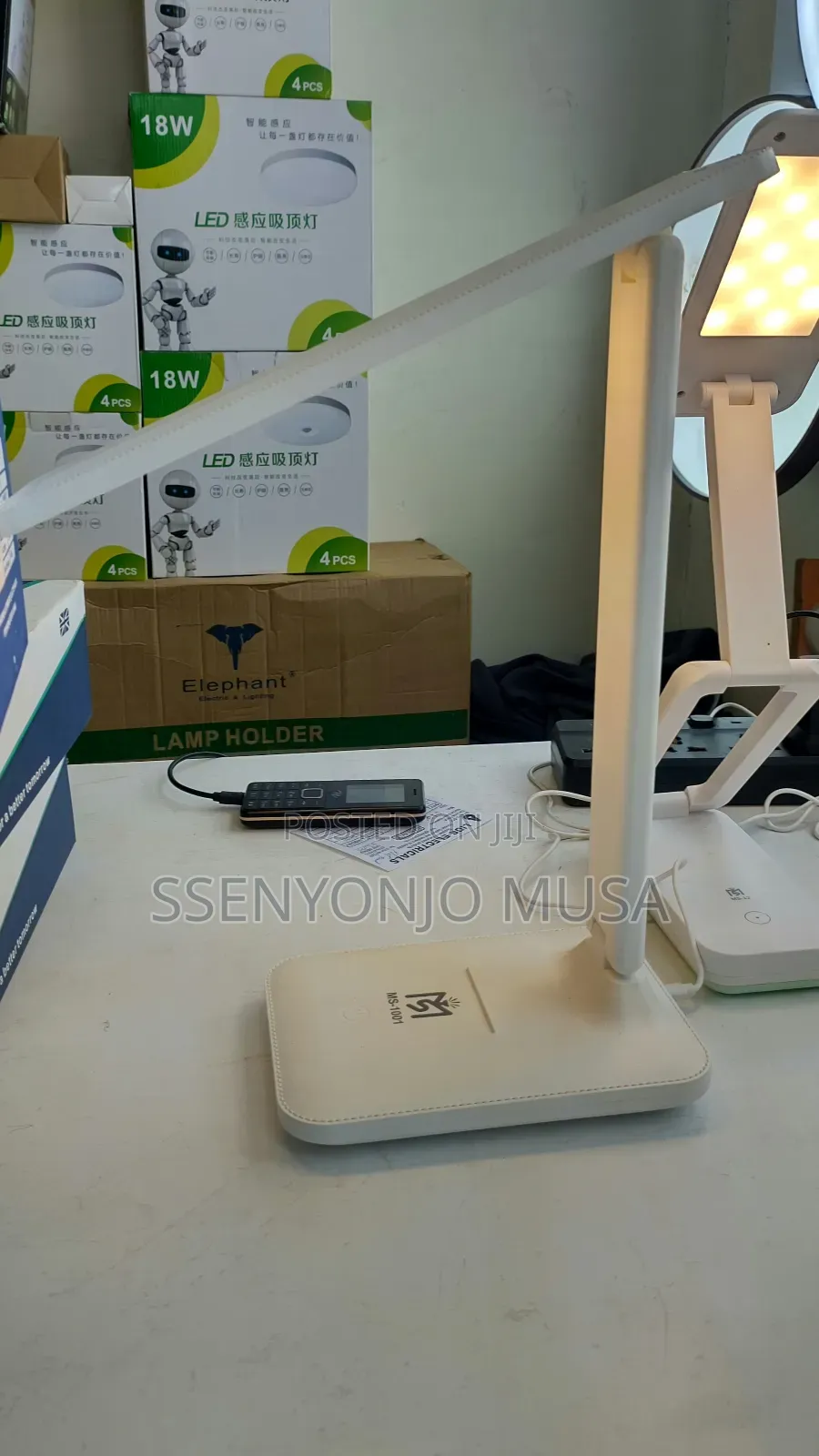 Foldable Table Lamp - Eye Care, 3 Color Modes, Dimmable