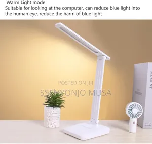 Foldable Table Lamp - Eye Care, 3 Color Modes, Dimmable