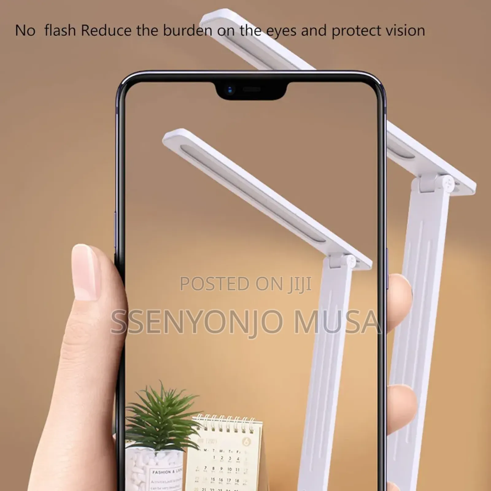 Foldable Table Lamp - Eye Care, 3 Color Modes, Dimmable