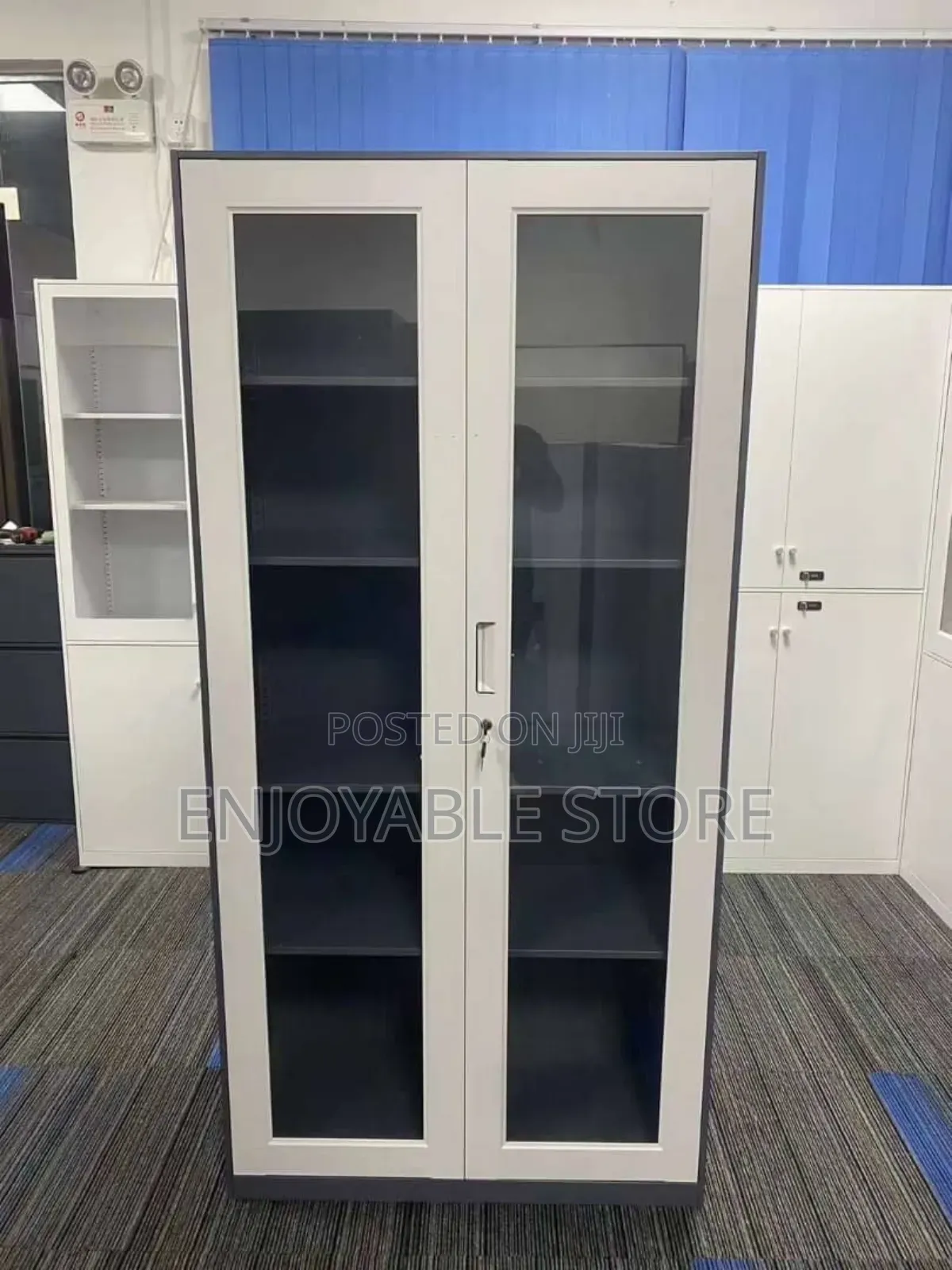 Full Glass File Cabinet