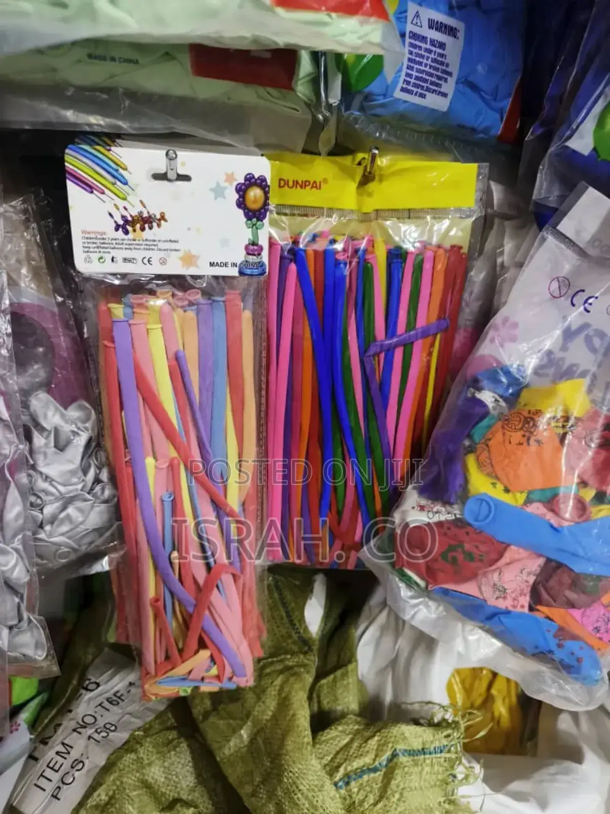 Dunpai" Brand Pipe Balloons,