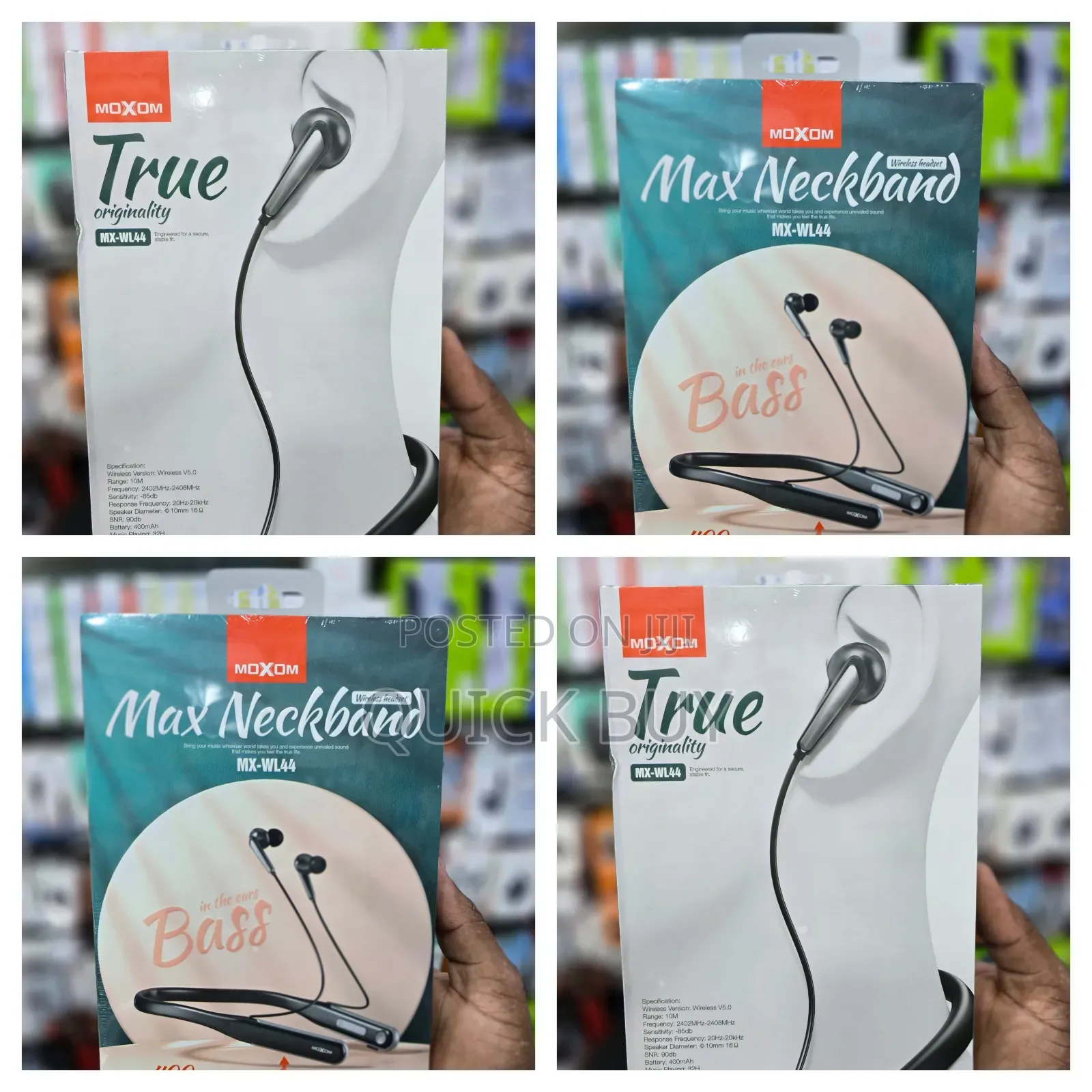 New Max Neckband Wireless Ear Phone