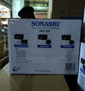 Sonashi 20l Microwave Oven Smo-920s -Manual Control, 6 Power