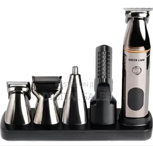 Green Lion 5 in 1 Multi-Function Hair Clipper Set Black