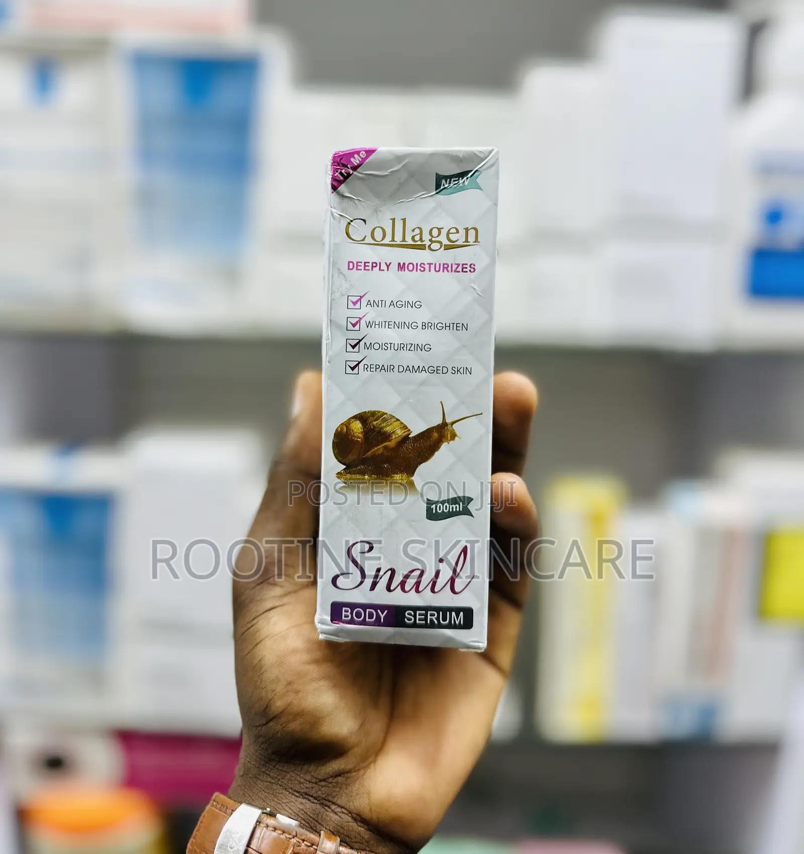Snail Collagen Collagen Anti Aging Repairing Body Serum