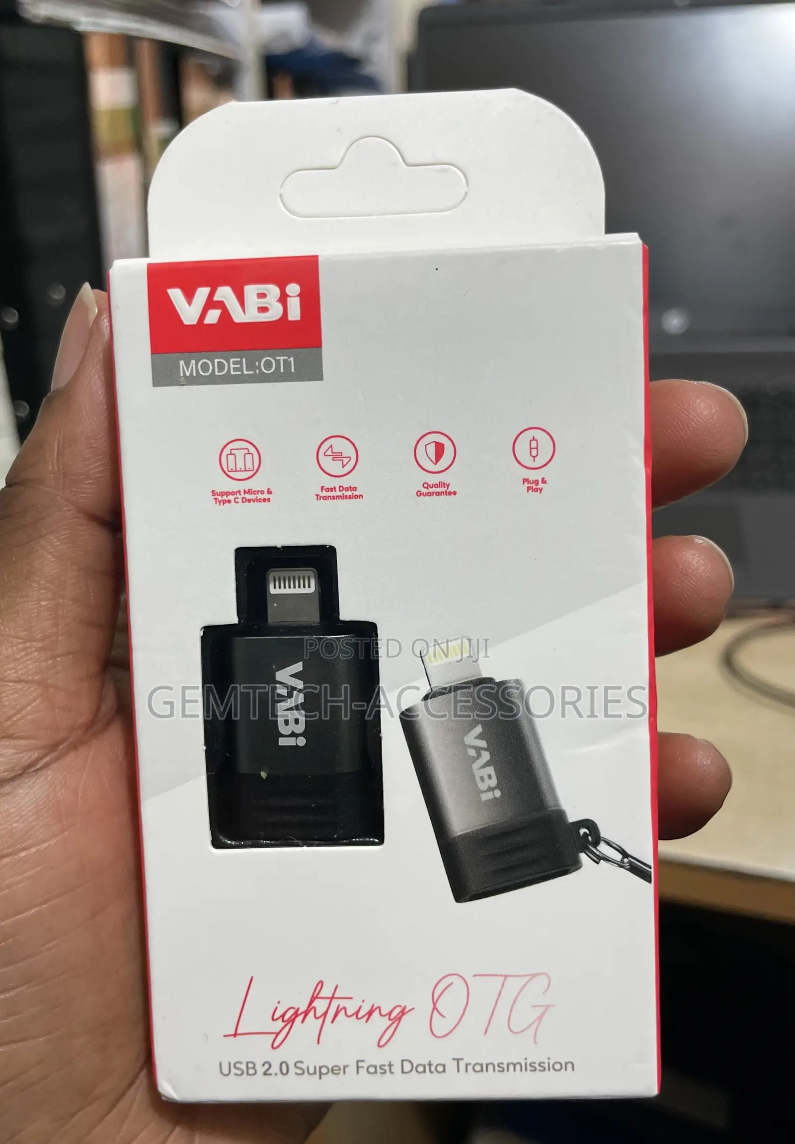 Apple Lightening to Otg iPhone to Usb Adapter