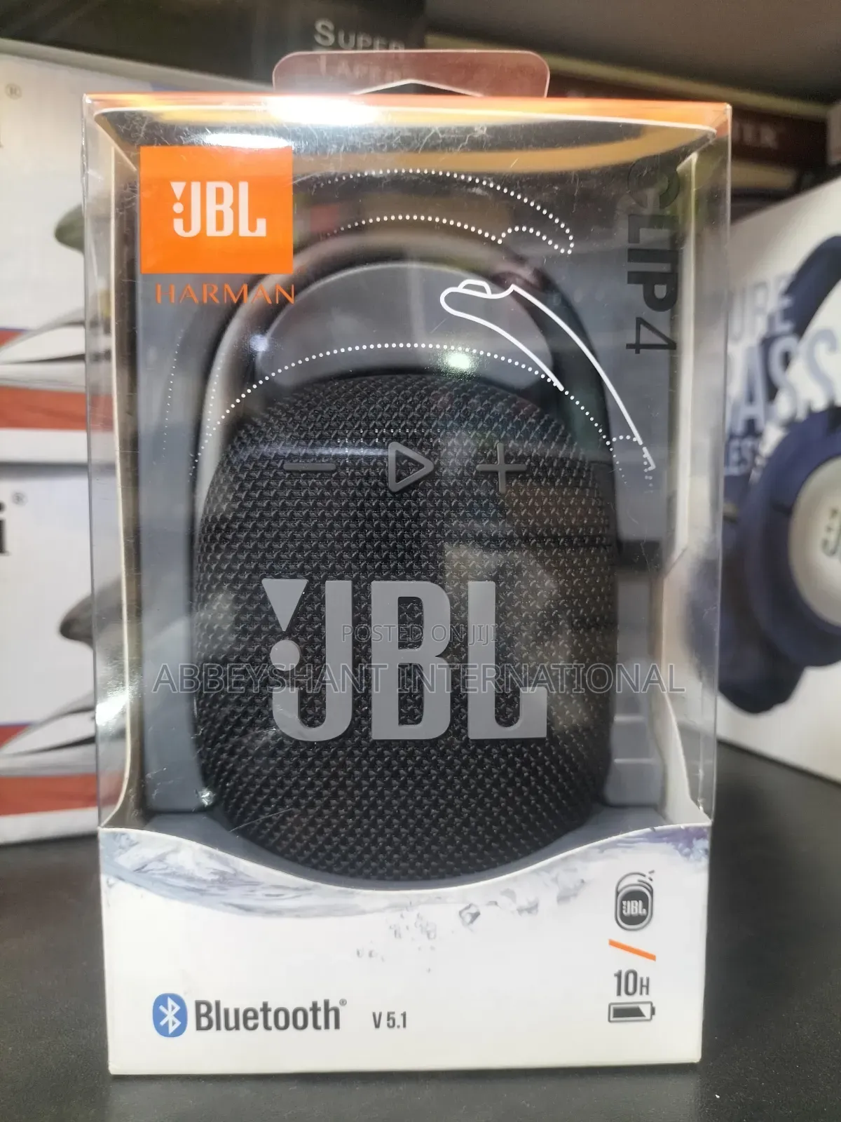 JBL Clip 4 Ultra-Portable Bluetooth Waterproof Speaker