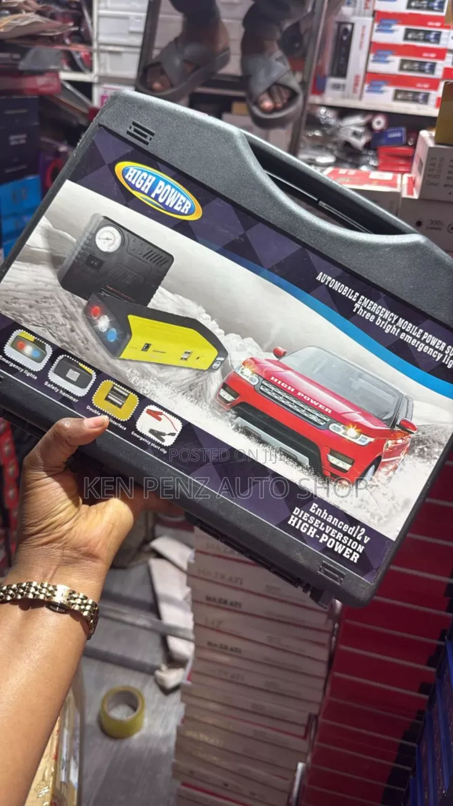 Car Jumpstarter and Air Inflator