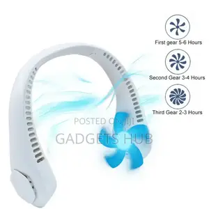 3 Speed Neck Fan Rechargeable Mini Cooling Fan