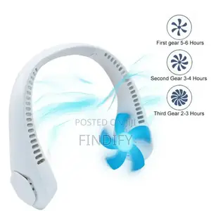 3 Speed Neck Fan Rechargeable Mini Cooling Fan
