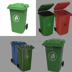 New Outdoor Heavy Duty Plastic Waste Bins With Wheels