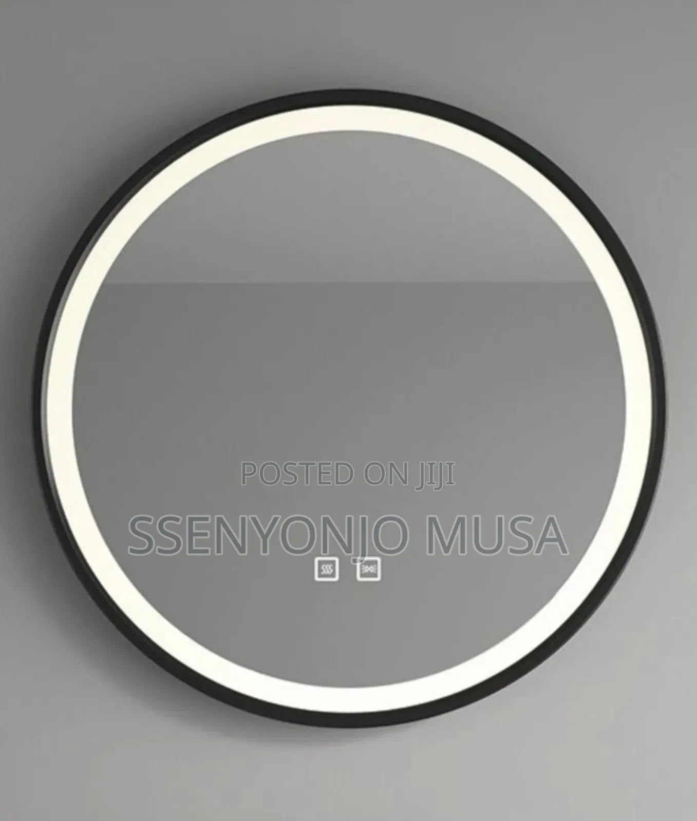 600x600mm Led Bathroom Mirror - Round, Touch Switch, 3 Color