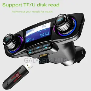 Mp3 Fm Transmitter Bt Car Kit Big Screen Led Display
