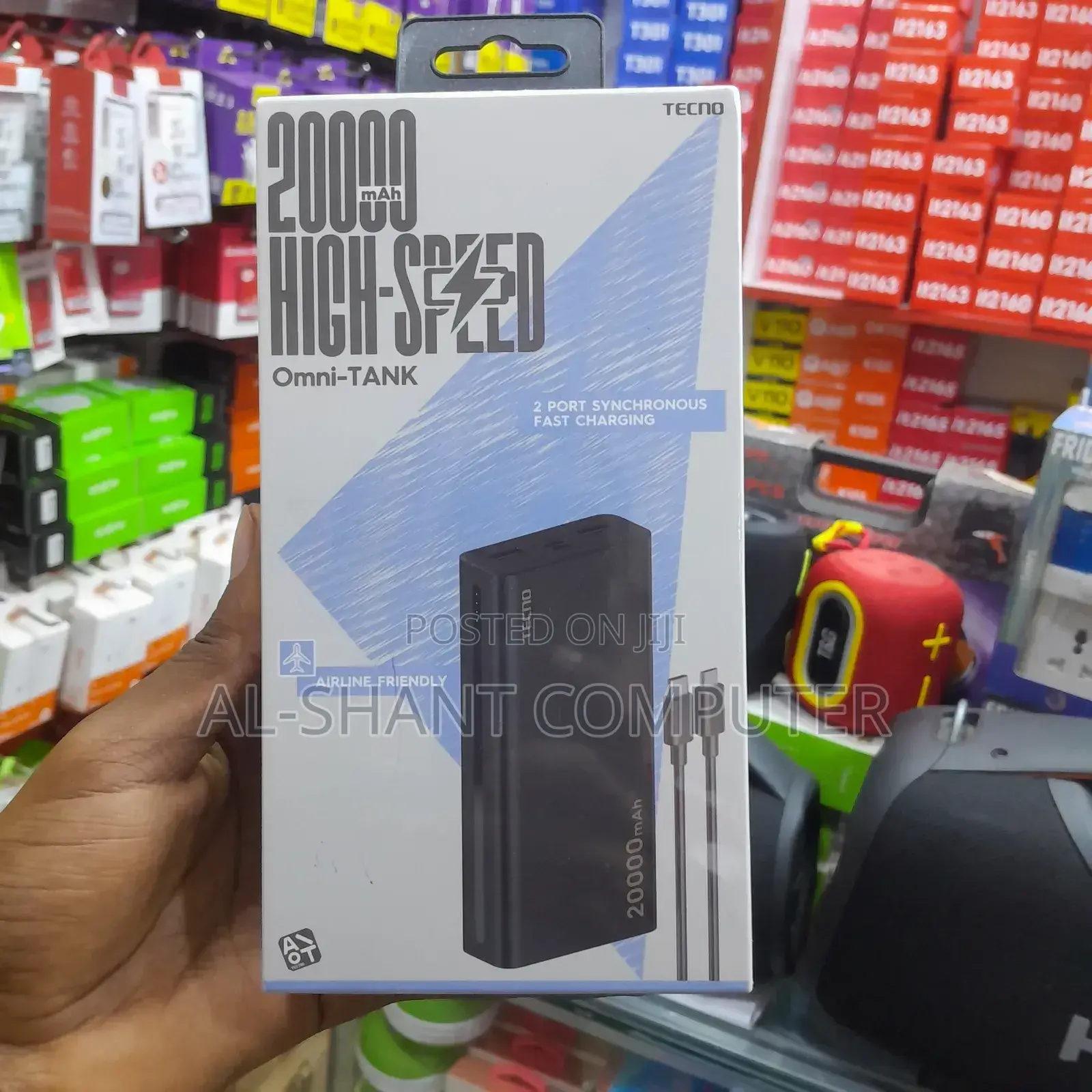 Tecno 20000mah High Speed Powerbank/Power Bank