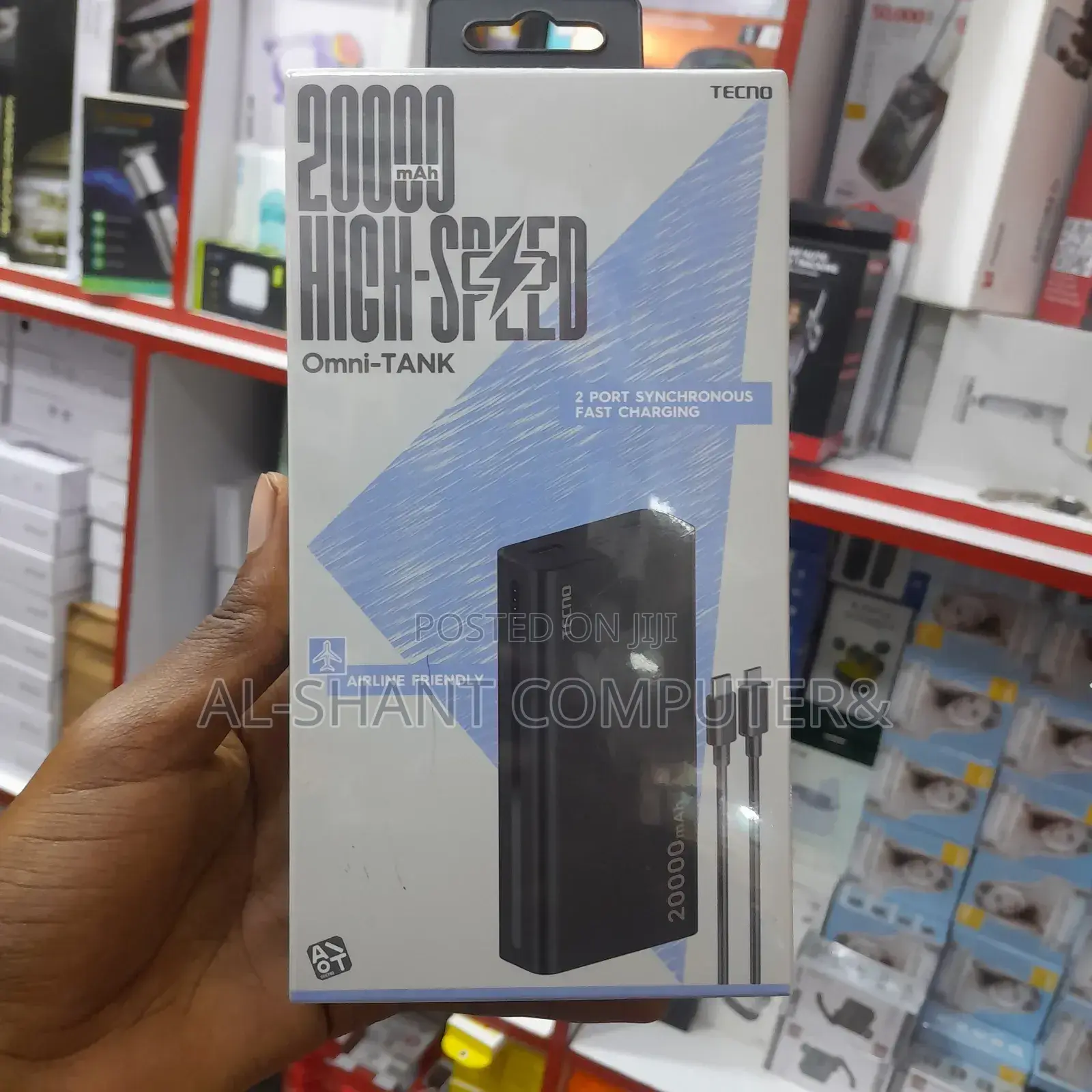 Tecno 20000mah High Speed Powerbank/Power Bank