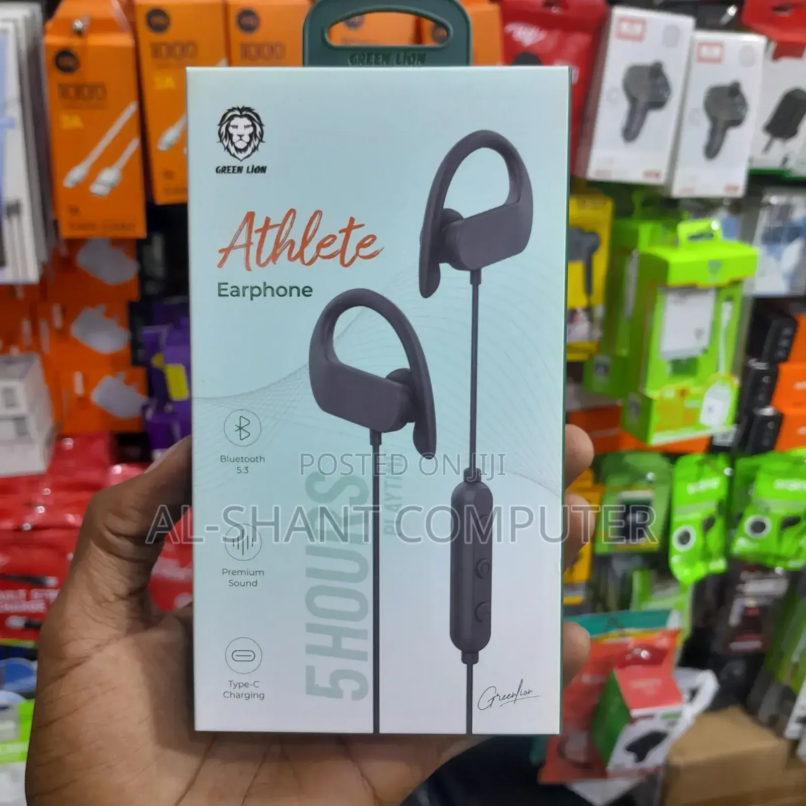 Green Lion Athlete Earphones/Wired Earphones