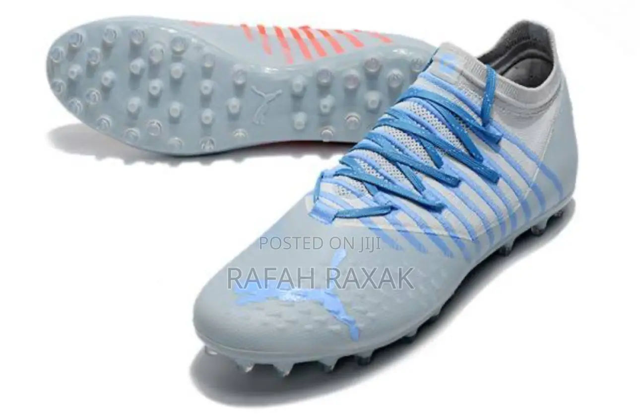 Original Silver/Blue Puma Future Z Mg Turf Football Boots