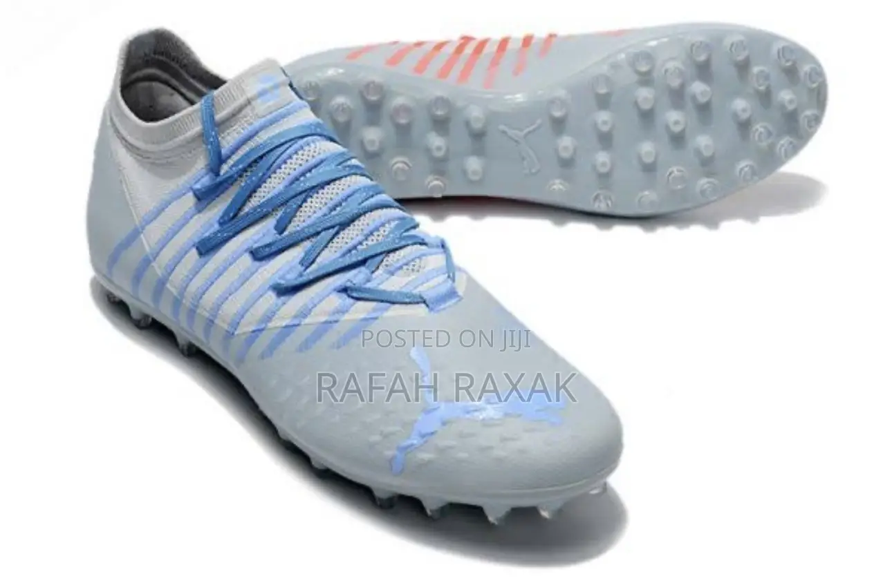 Original Silver/Blue Puma Future Z Mg Turf Football Boots